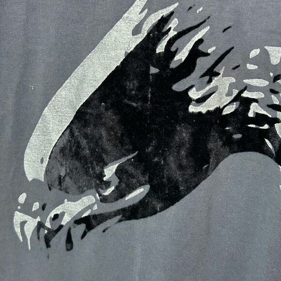 Armani Exchange Men's Graphic T-Shirt Size Large velvet Eagle rocker metal y2k - Picture 2 of 7